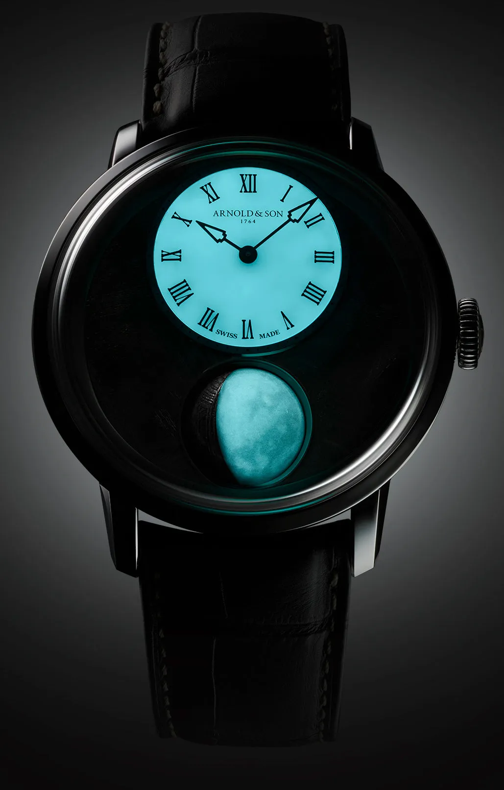 Arnold & Son Luna Magna Platinum Meteorite Limited Edition Watch sold by Jura Watches product image thumbnail 3