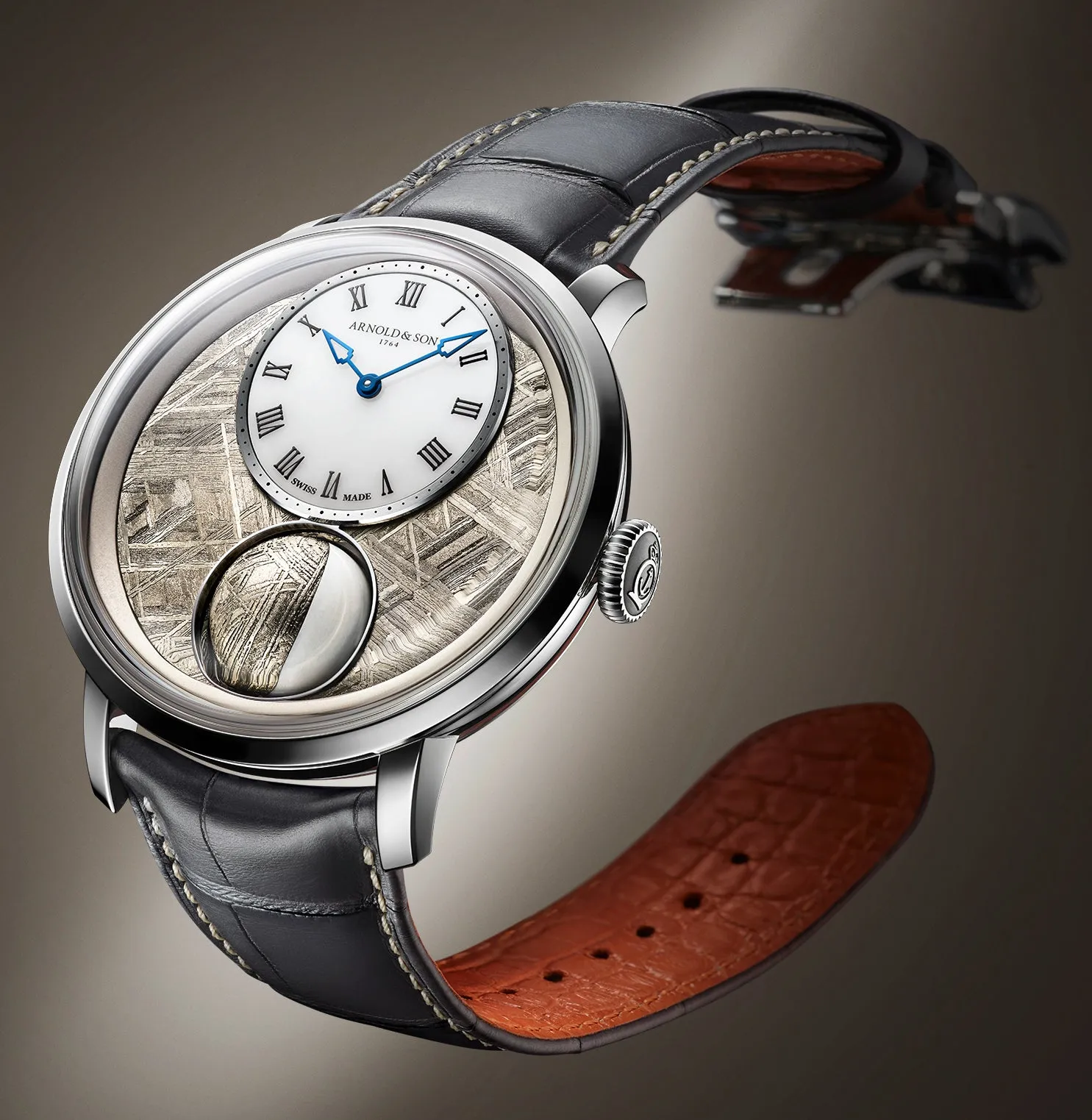 Arnold & Son Luna Magna Platinum Meteorite Limited Edition Watch sold by Jura Watches product image thumbnail 4