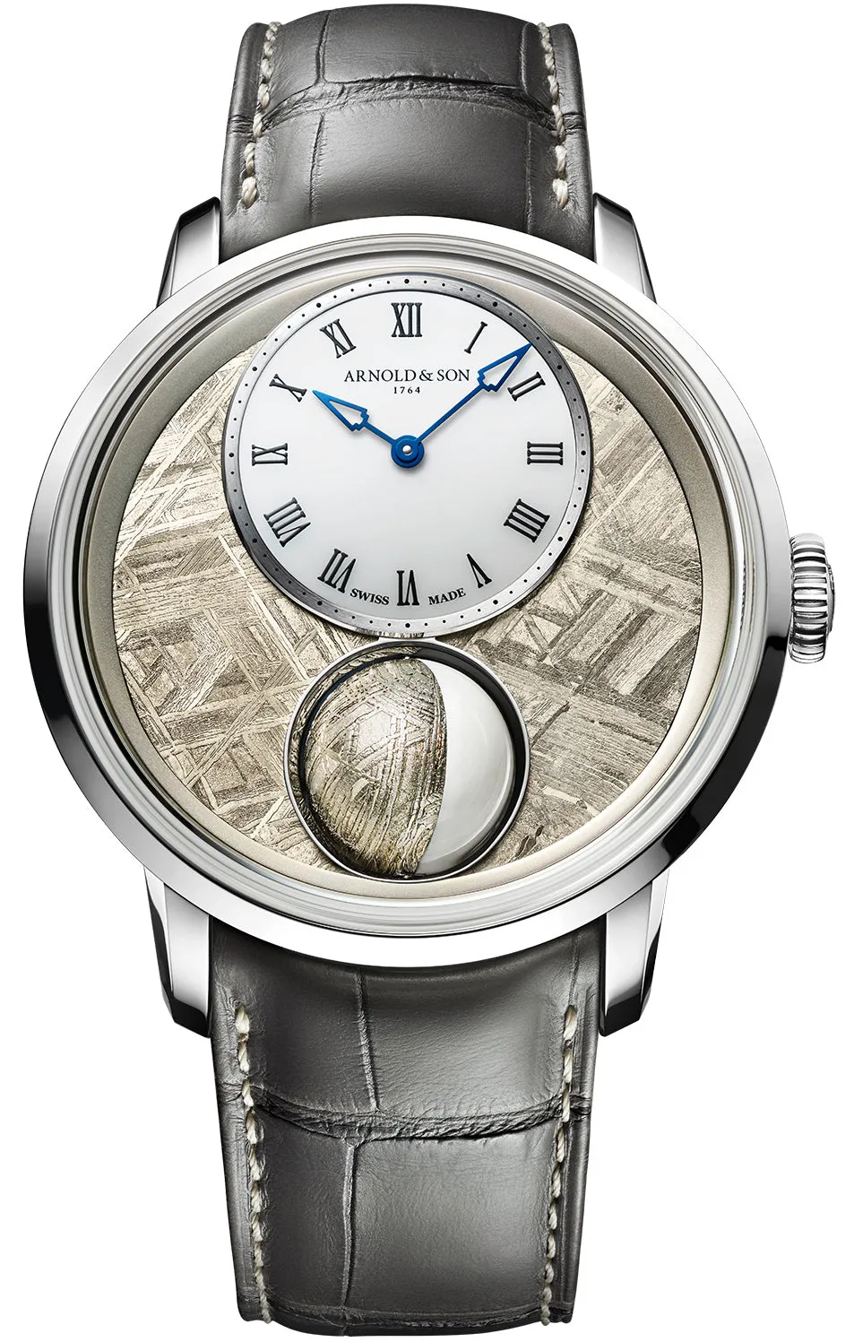 Arnold & Son Luna Magna Platinum Meteorite Limited Edition Watch sold by Jura Watches