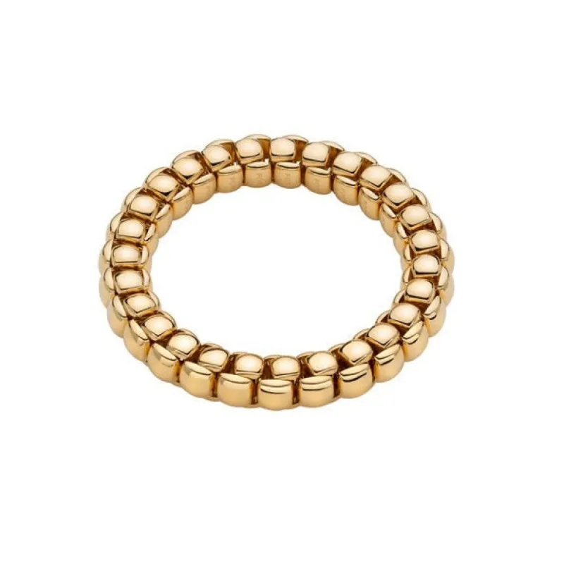 Fope Luna 18ct Yellow Gold Flexible Bracelet sold by Jura Watches
