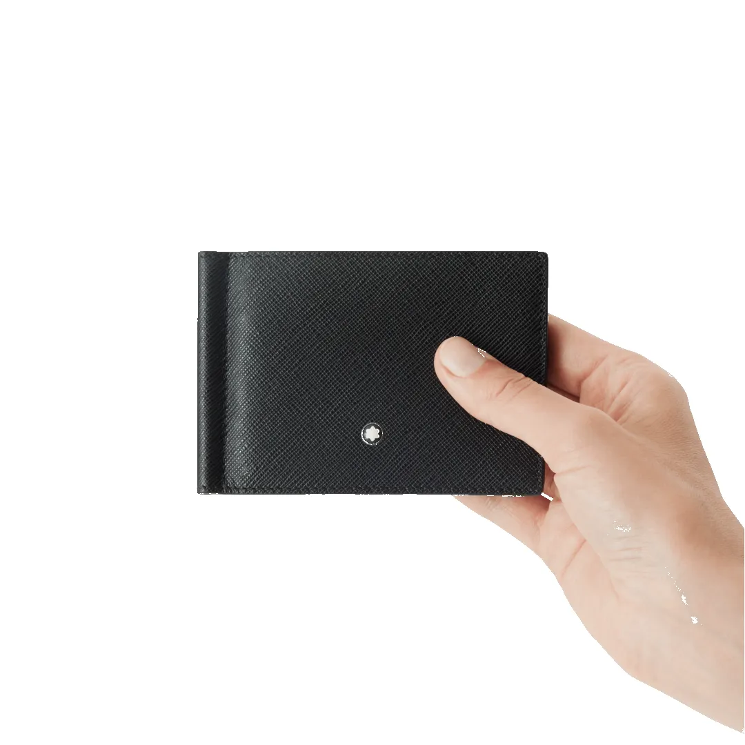 Montblanc Sartorial Wallet 6cc with Money Clip Black sold by Jura Watches product image thumbnail 4