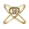 Gucci GG Running 18ct Yellow Gold Diamond Ring D sold by Jura Watches
