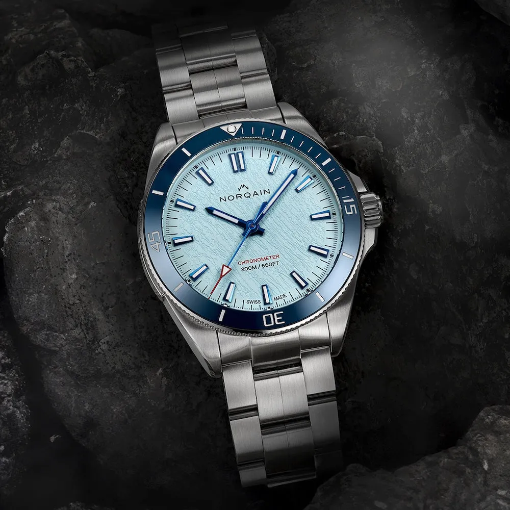 Norqain Neverest Glacier Ice Blue 40mm Limited Edition Watch sold by Jura Watches product image thumbnail 3