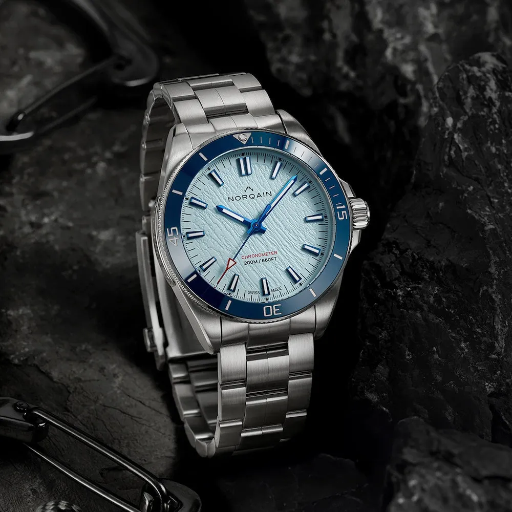Norqain Neverest Glacier Ice Blue 40mm Limited Edition Watch sold by Jura Watches product image thumbnail 5