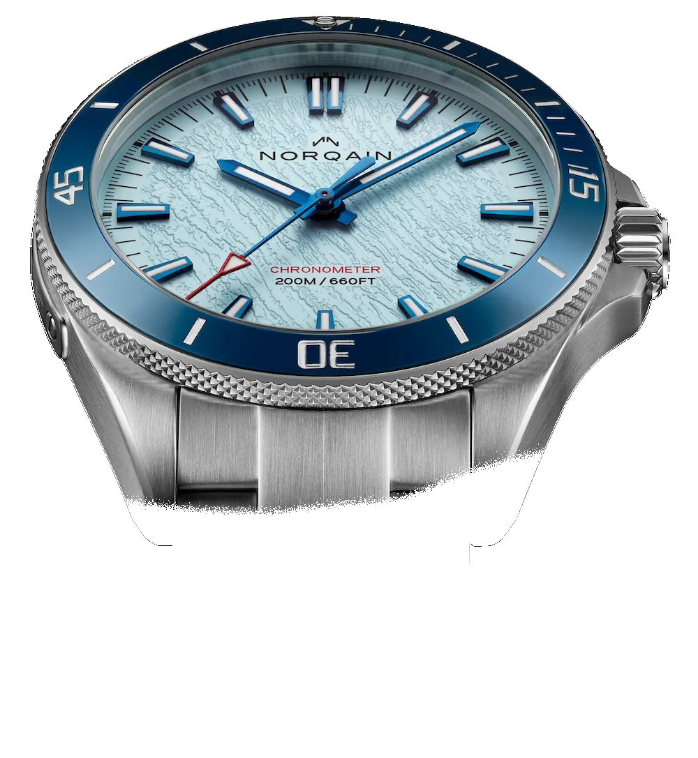 Norqain Neverest Glacier Ice Blue 40mm Limited Edition Watch sold by Jura Watches product image thumbnail 2