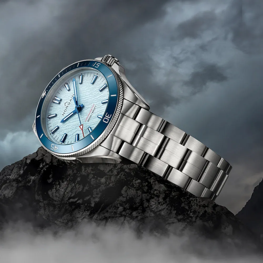 Norqain Neverest Glacier Ice Blue 40mm Limited Edition Watch sold by Jura Watches product image thumbnail 4