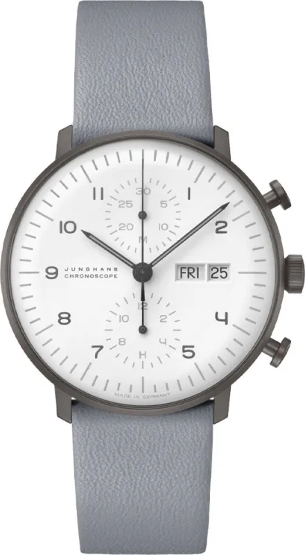 Junghans Watch Max Bill Chronoscope made by Jura Watches