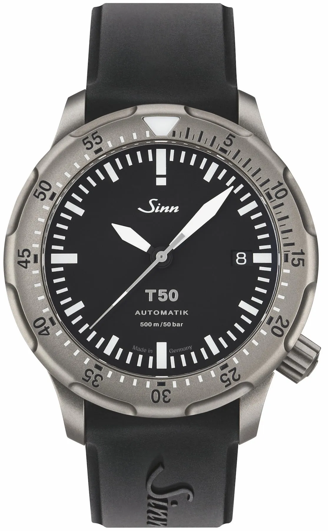 Sinn T50 Black Silicon Watch sold by Jura Watches