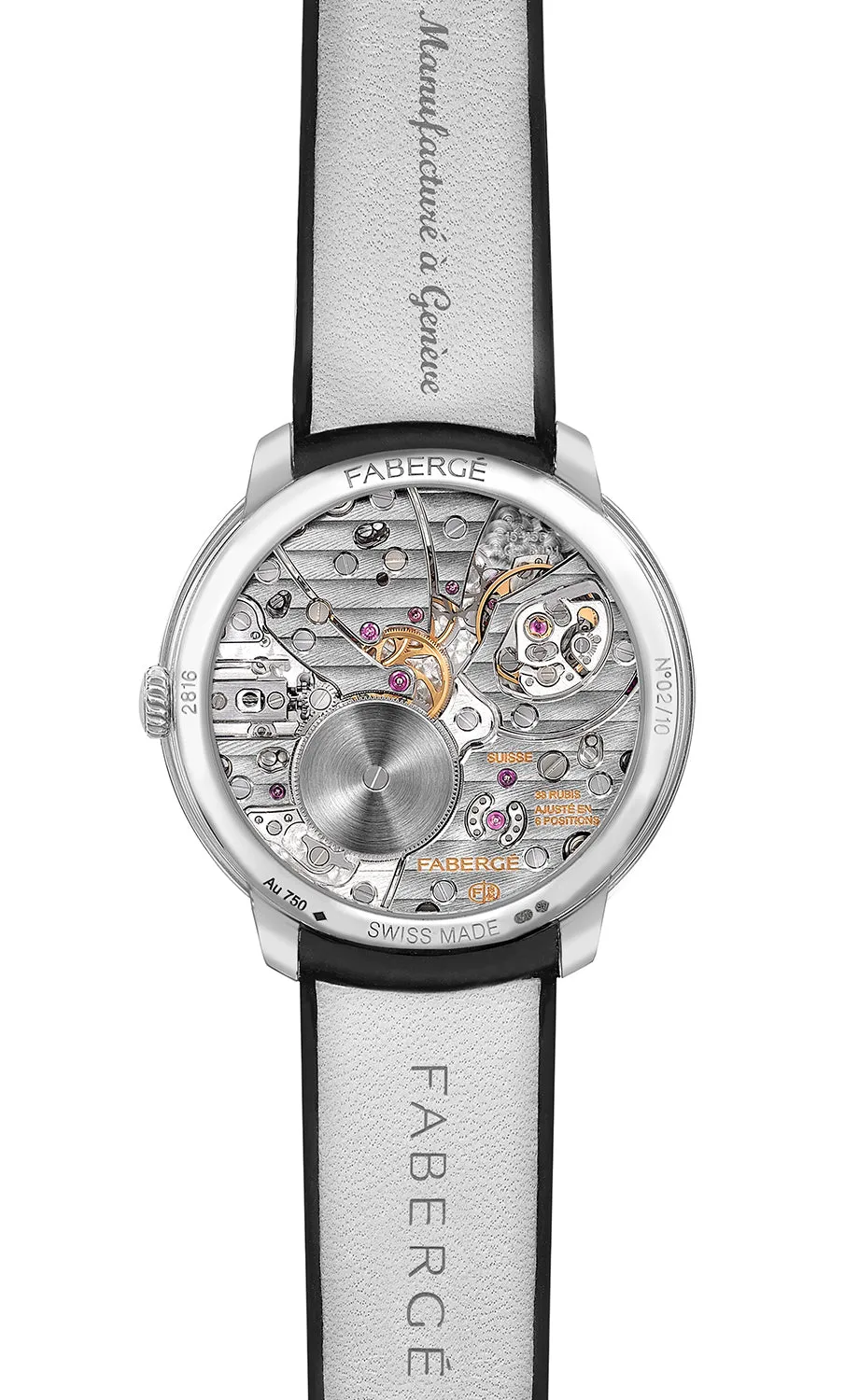 Faberge Compliquee Peacock Arte White Gold Limited Edition Watch sold by Jura Watches product image thumbnail 3