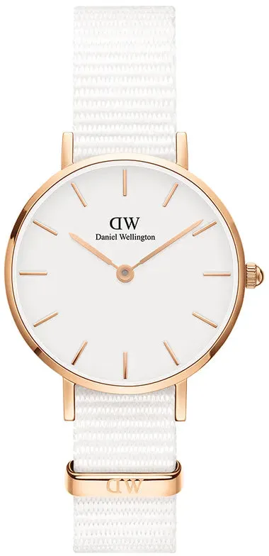 Daniel Wellington Watch Petite Dover White 28mm sold by Jura Watches