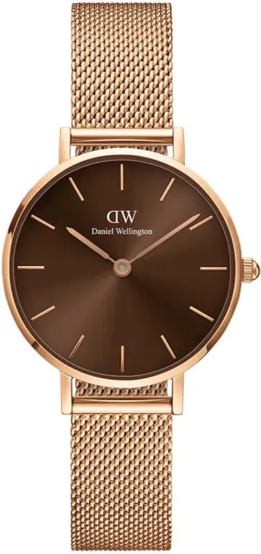 Daniel Wellington Watch Petite Amber 28 Brown sold by Jura Watches