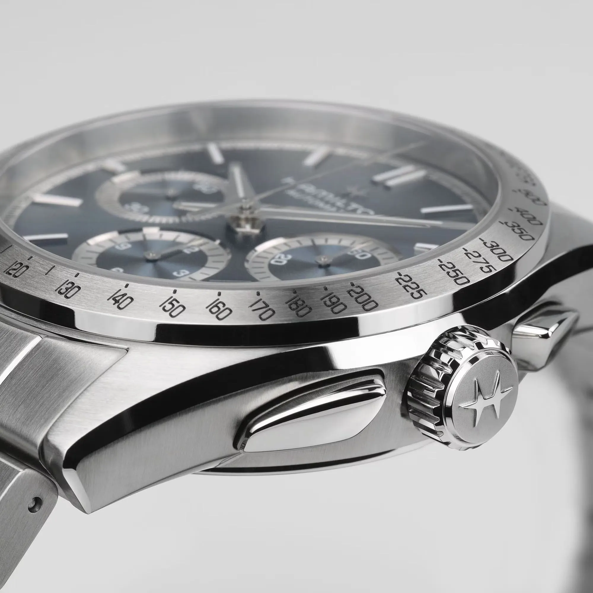 Hamilton Jazzmaster Performer Automatic Chrono Blue Watch sold by Jura Watches product image thumbnail 5