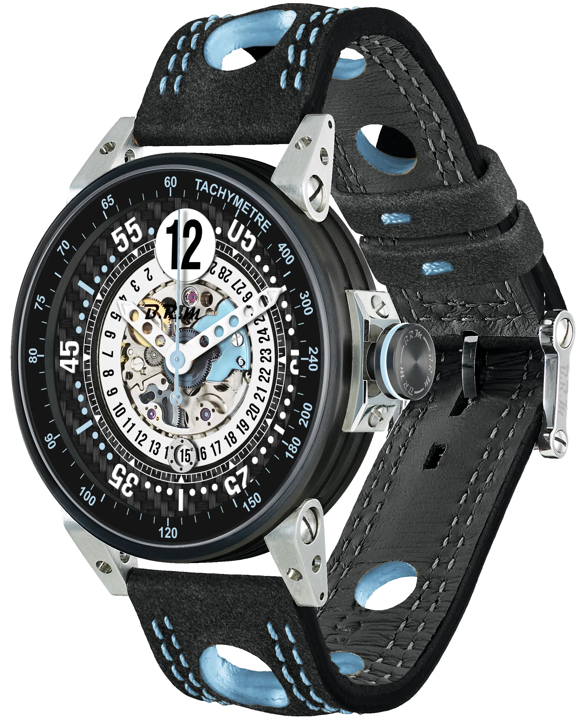 B.R.M. Watches V6-44 Touring Light Blue Watch sold by Jura Watches