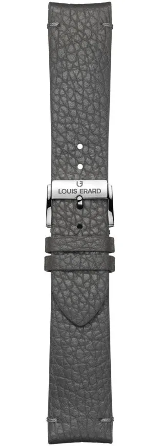 Louis Erard Strap Leather Grey Grained 20/18mm sold by Jura Watches
