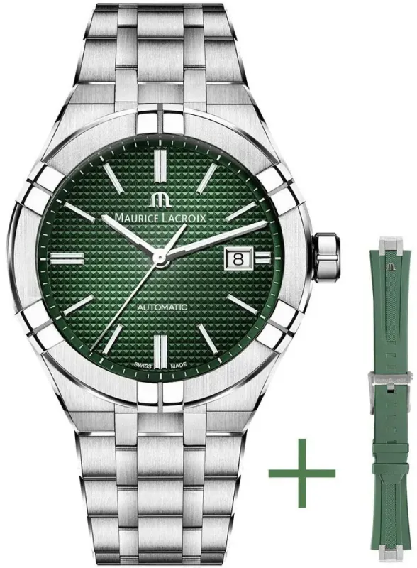 Maurice Lacroix Watch Aikon Automatic 42mm Strap Set made by Jura Watches