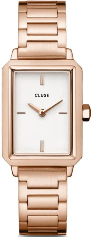 Cluse Fluette White Rose Gold sold by Jura Watches