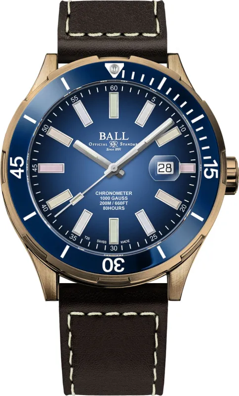 Ball Watch Company Roadmaster M Marvelight Limited Edition Bronze made by Jura Watches
