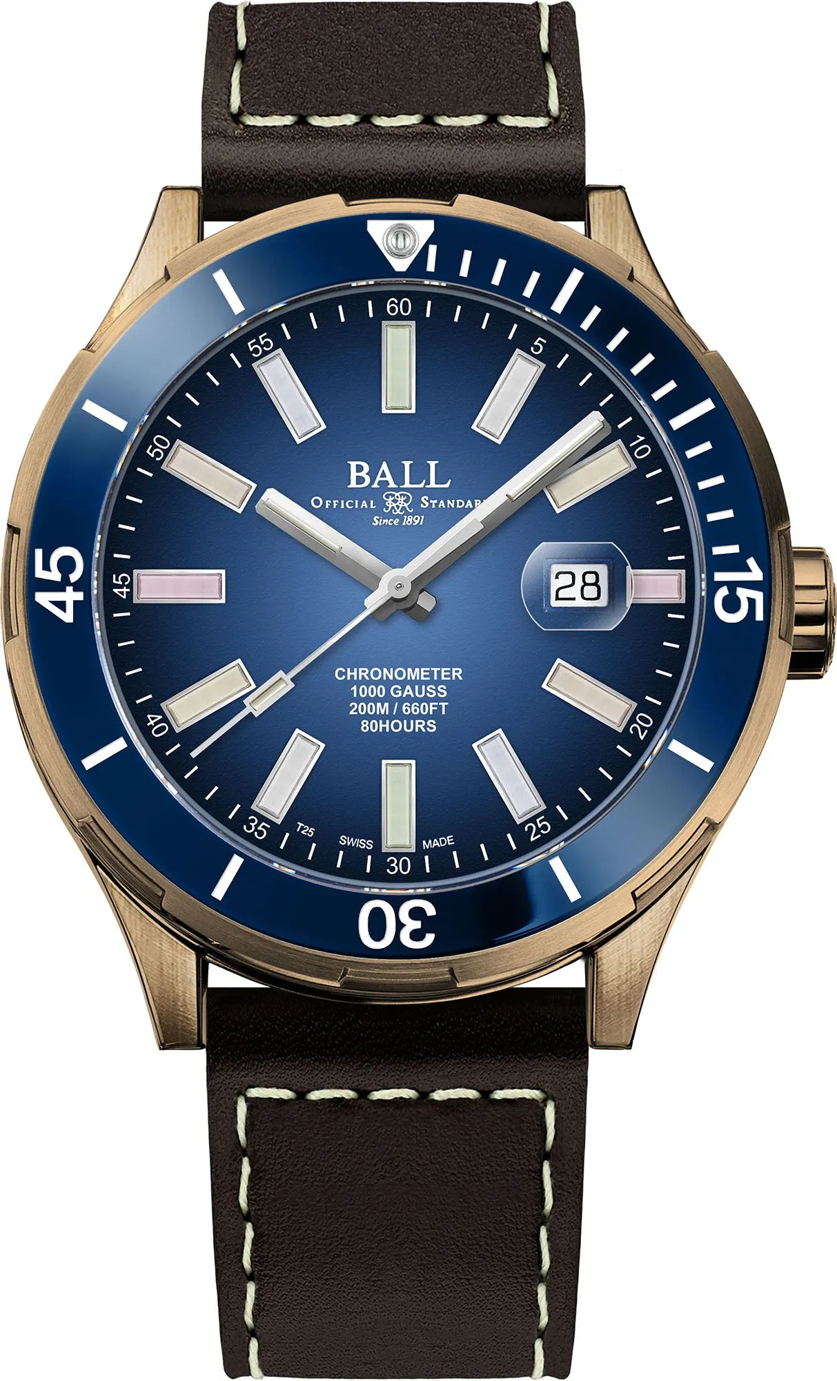 Ball Watch Company Roadmaster M Marvelight Limited Edition Bronze sold by Jura Watches
