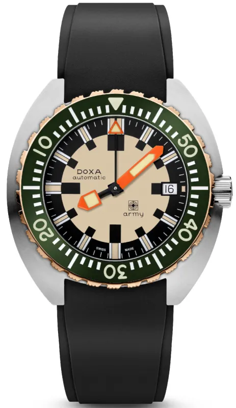Doxa Dive Army Watch made by Jura Watches