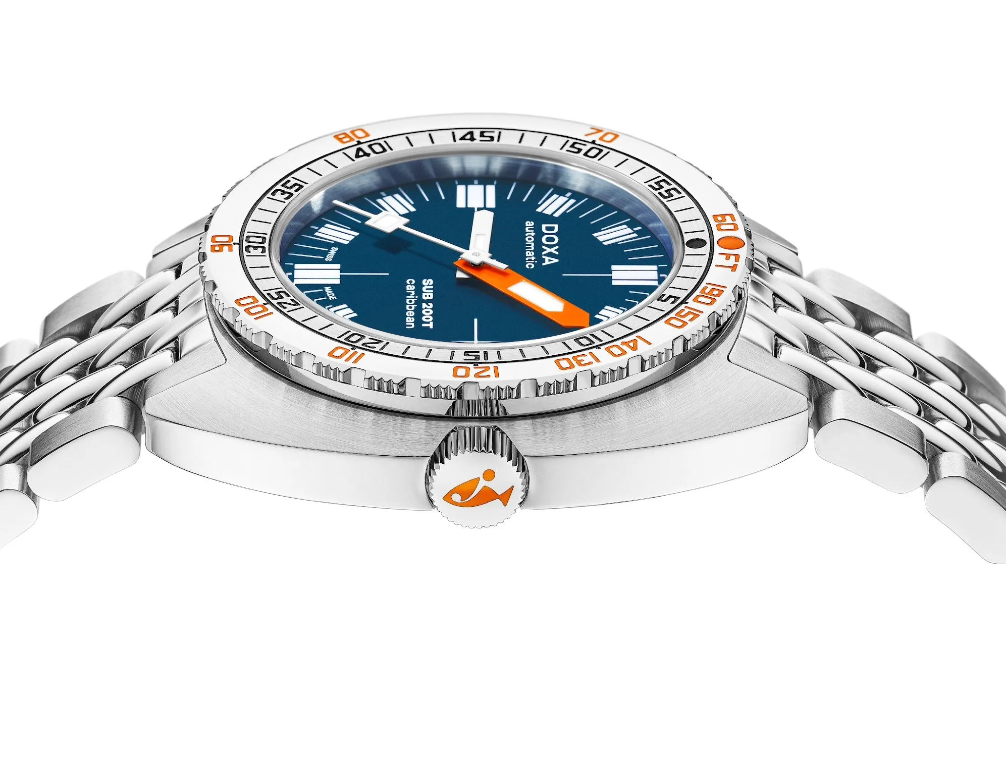 Doxa SUB 200T Caribbean Iconic Bracelet Watch sold by Jura Watches product image thumbnail 3