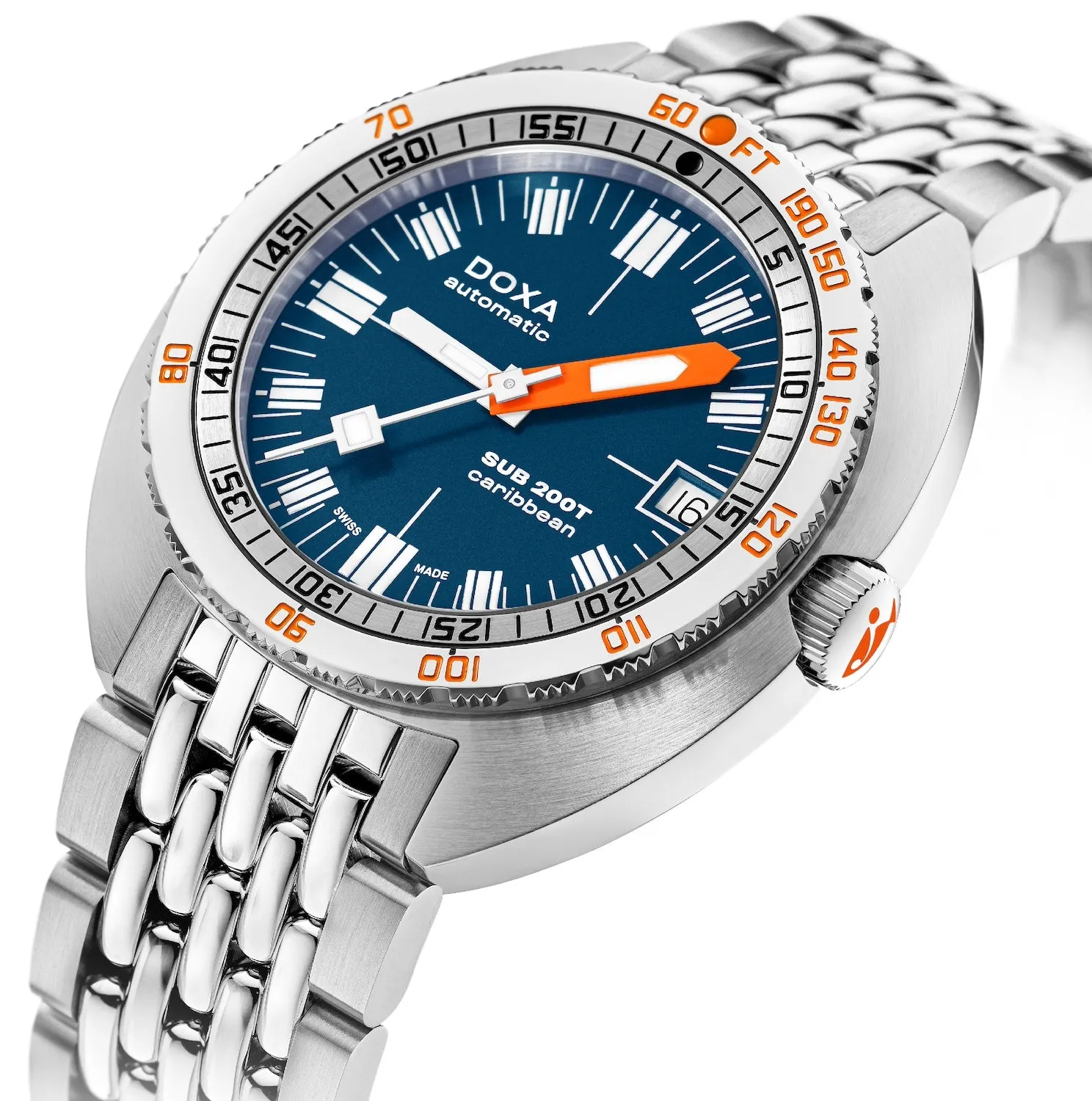 Doxa SUB 200T Caribbean Iconic Bracelet Watch sold by Jura Watches product image thumbnail 2