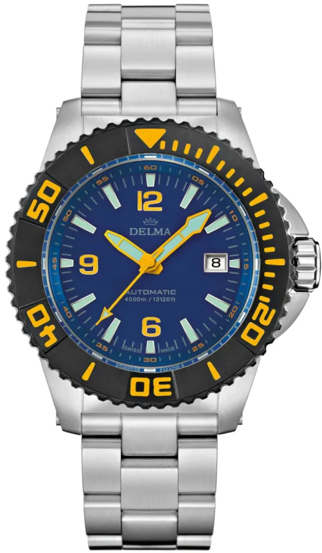 Delma Blue Shark III Azores Watch made by Jura Watches