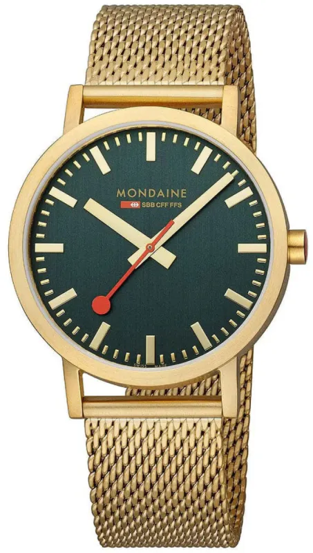 Mondaine Classic Forest Green Watch sold by Jura Watches