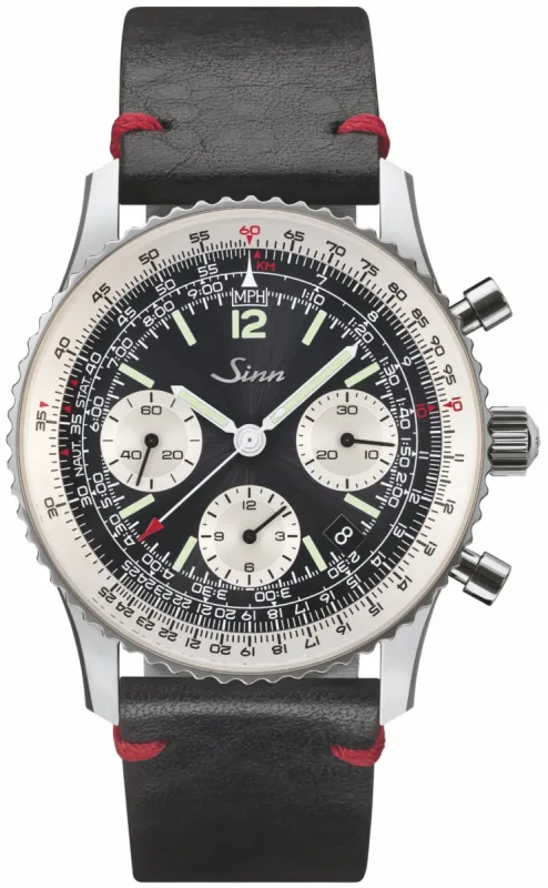 Sinn 903 St II Navigation Vintage Leather Watch sold by Jura Watches