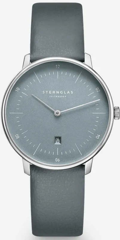 Sternglas Naos XS Edition Flora Ice Blue Watch sold by Jura Watches