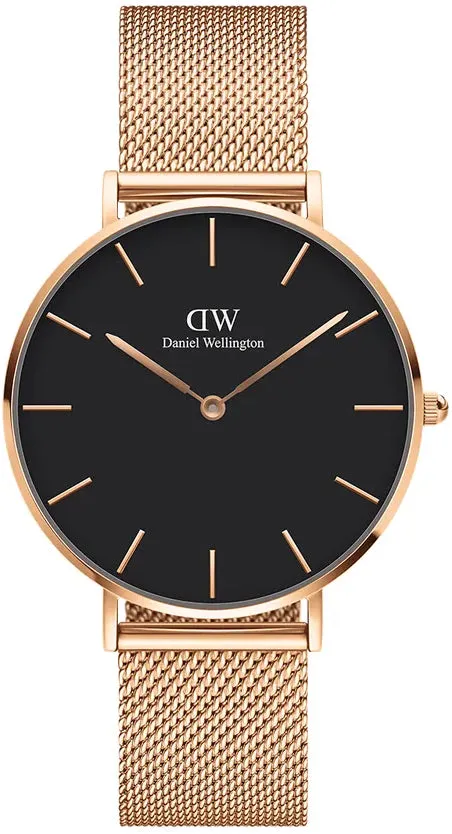 Daniel Wellington Watch Petite Melrose Black 36mm sold by Jura Watches
