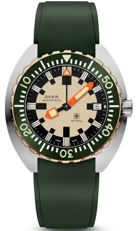 Doxa Dive Army Watch made by Jura Watches