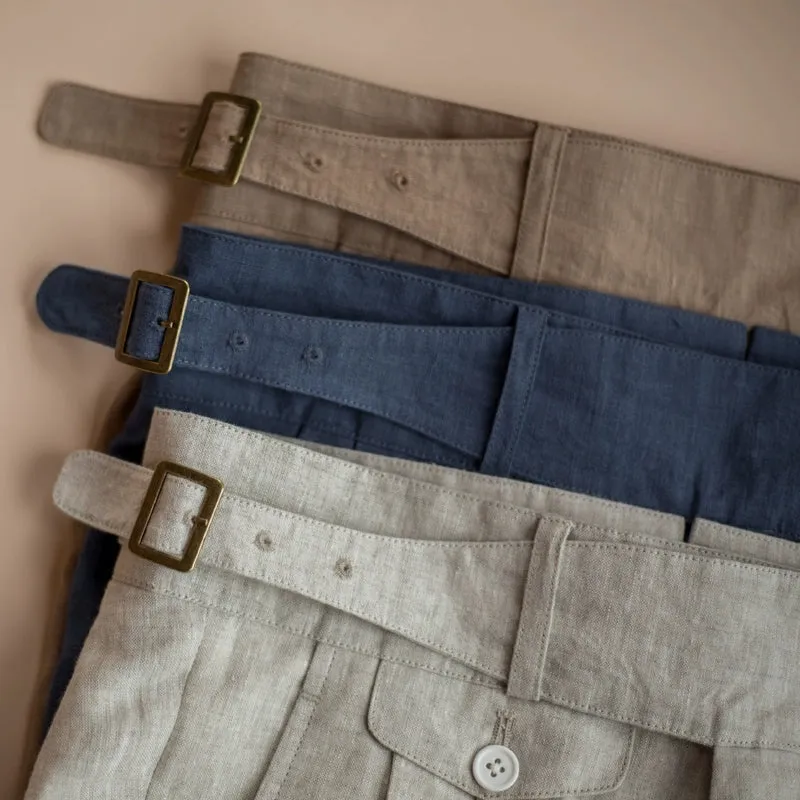 Casual Men's Suit Pants Cotton LinenTrousers For Wedding sold by Mens Event Wear product image thumbnail 3