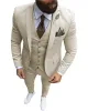 Menseventwear Fashion 3 Pieces Mens Suit Flat Notch Lapel Tuxedos (Blazer+vest+Pants) sold by Mens Event Wear