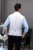 Fashion Men's Suit Vest Regular Fit Peak Lapel Waistcoat Groomsmen sold by Mens Event Wear