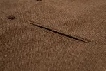 Casual Men's Slim Fit herringbone Stand Collar Waistcoat sold by Mens Event Wear