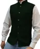Casual Men's Slim Fit herringbone Stand Collar Waistcoat sold by Mens Event Wear