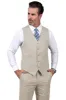 Formal 2 Pieces Mens Suit Flat Linen V Neck Suit(Vest+Pants) sold by Mens Event Wear