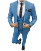 Flat 3 Piece Men's Suit Peak Lapel Suit (Blazer + Vest + Pants) sold by Mens Event Wear