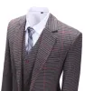 Menseventwear Men's Business 3 Pieces Formal Coffee Plaid Notch Lapel Suit (Blazer+vest+Pants) sold by Mens Event Wear