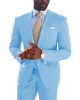 Menseventwear Formal 2 Piece Men's Suit Solid Color Notched Lapel Groomsmen (Blazer + Pants) sold by Mens Event Wear