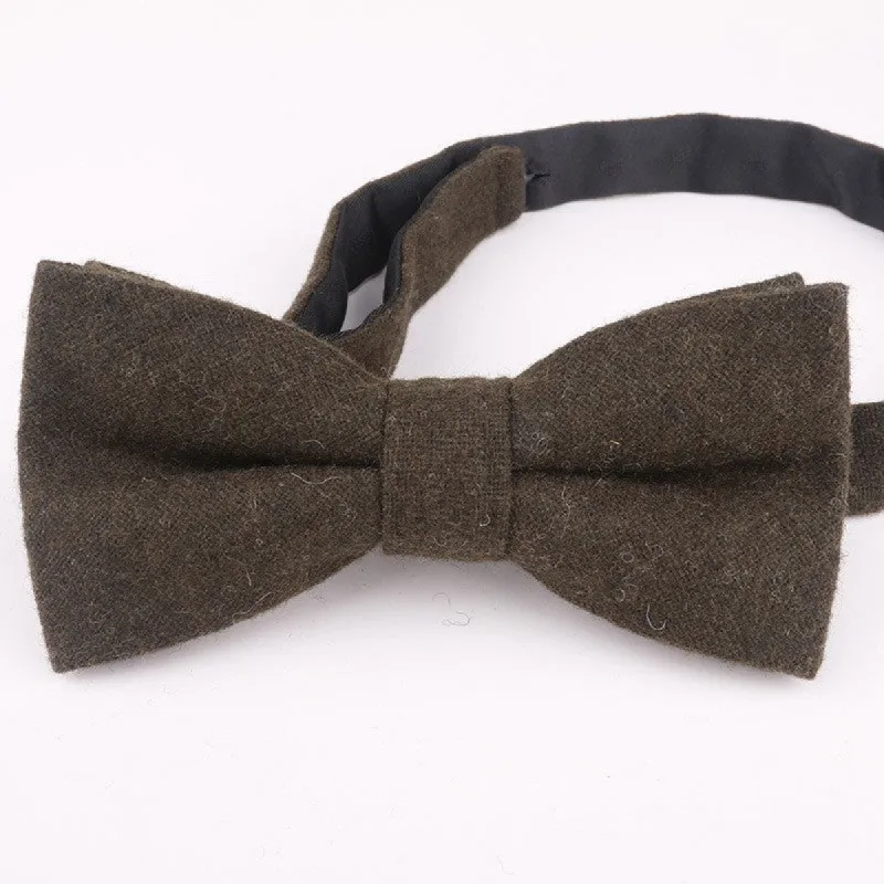Men's Vintage Classical Design Herringbone Bow Tie sold by Mens Event Wear