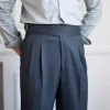 Men's Causal Suit Pants Regular Fit Trousers sold by Mens Event Wear