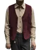 Casual Men's Fashion Suede V Neck Waistcoat Denim jacket sold by Mens Event Wear