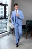 3 Piece Mens Suit Slim Fit Solid Peak lapel Suit (Blazer+Vest+Pants) sold by Mens Event Wear