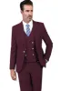 3 Piece Mens Suit Slim Fit Solid Peak lapel Suit (Blazer+Vest+Pants) sold by Mens Event Wear