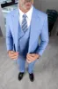 3 Piece Mens Suit Slim Fit Solid Peak lapel Suit (Blazer+Vest+Pants) sold by Mens Event Wear