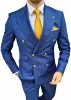 Casual Men's Suit Slim Fit Double Breasted 2 Piece Business Tuxedos (Blazer+Pants) sold by Mens Event Wear