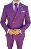 Casual Men's Suit Slim Fit Double Breasted 2 Piece Business Tuxedos (Blazer+Pants) sold by Mens Event Wear