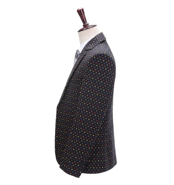 Menseventwear Formal Men's Houndstooth Notch Lapel Blazer sold by Mens Event Wear product image thumbnail 3