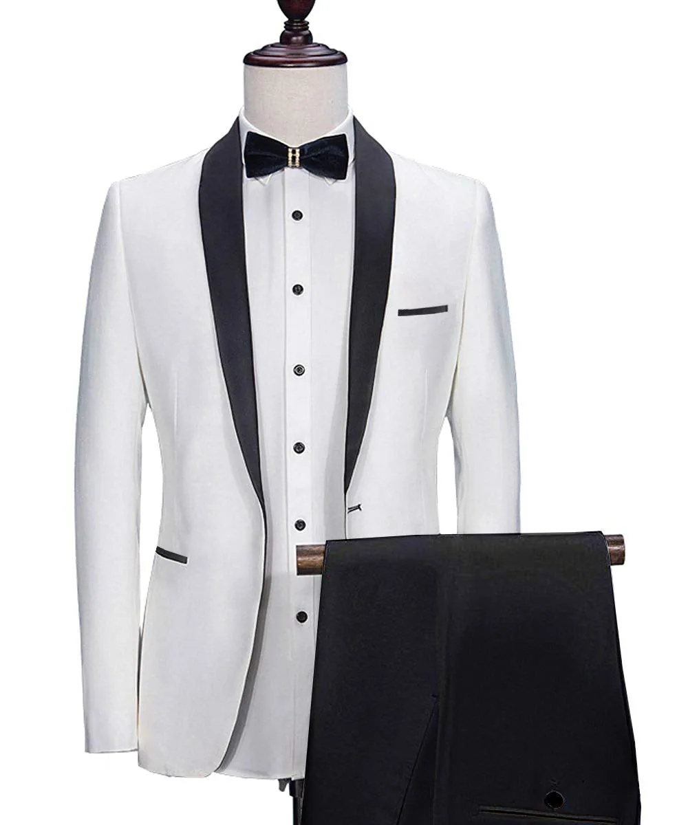 Menseventwear Formal Men's Slim Fit Shawl Lapel Flat Blazer sold by Mens Event Wear product image thumbnail 4